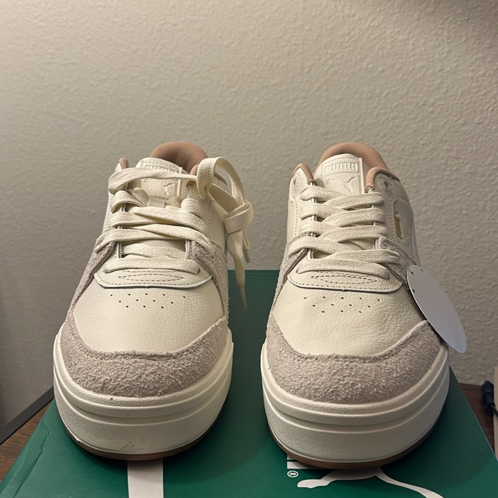 NWT Puma Men's CA Pro Lux PRM Casual Shoes - Beige - 39013302 - Picture 12 of 12